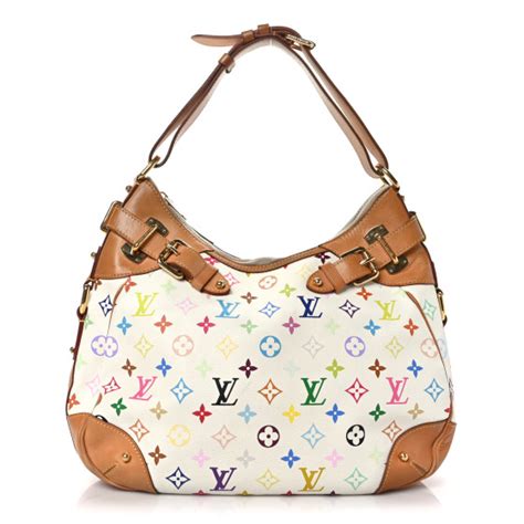 Louis Vuitton Monogram Multicolor Greta White 